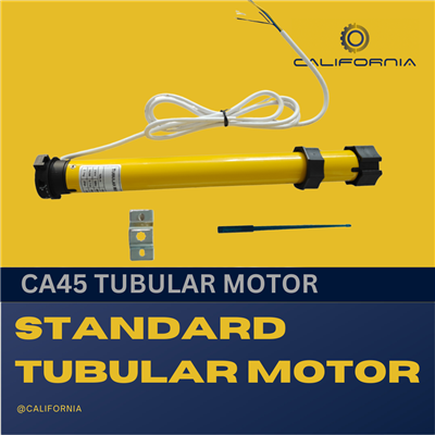 45 mm standard rørformet motor